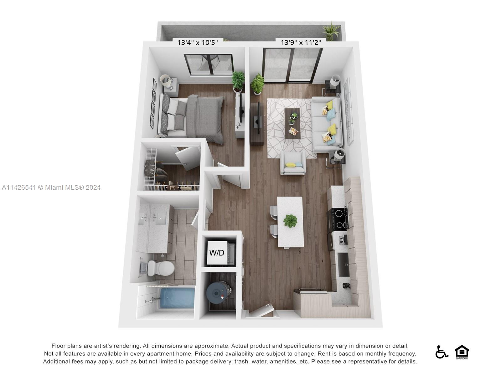 2800 Southwest 27th Terrace, Unit 616 Miami, FL 33133 - Photo 1 of 14 a picture of a room with a floor to ceiling window