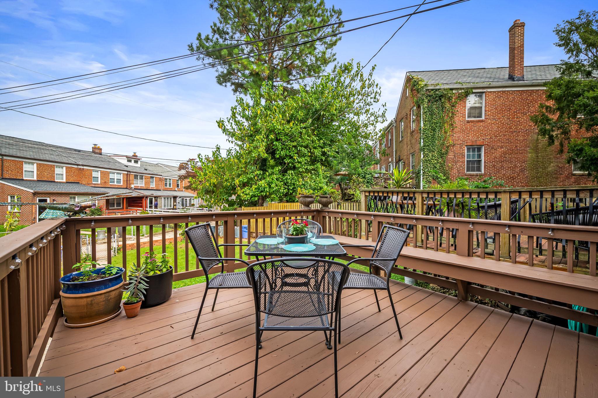 112 Regester Avenue Baltimore, MD 21212 - Photo 34 of 36 a view of a two chairs on the roof deck