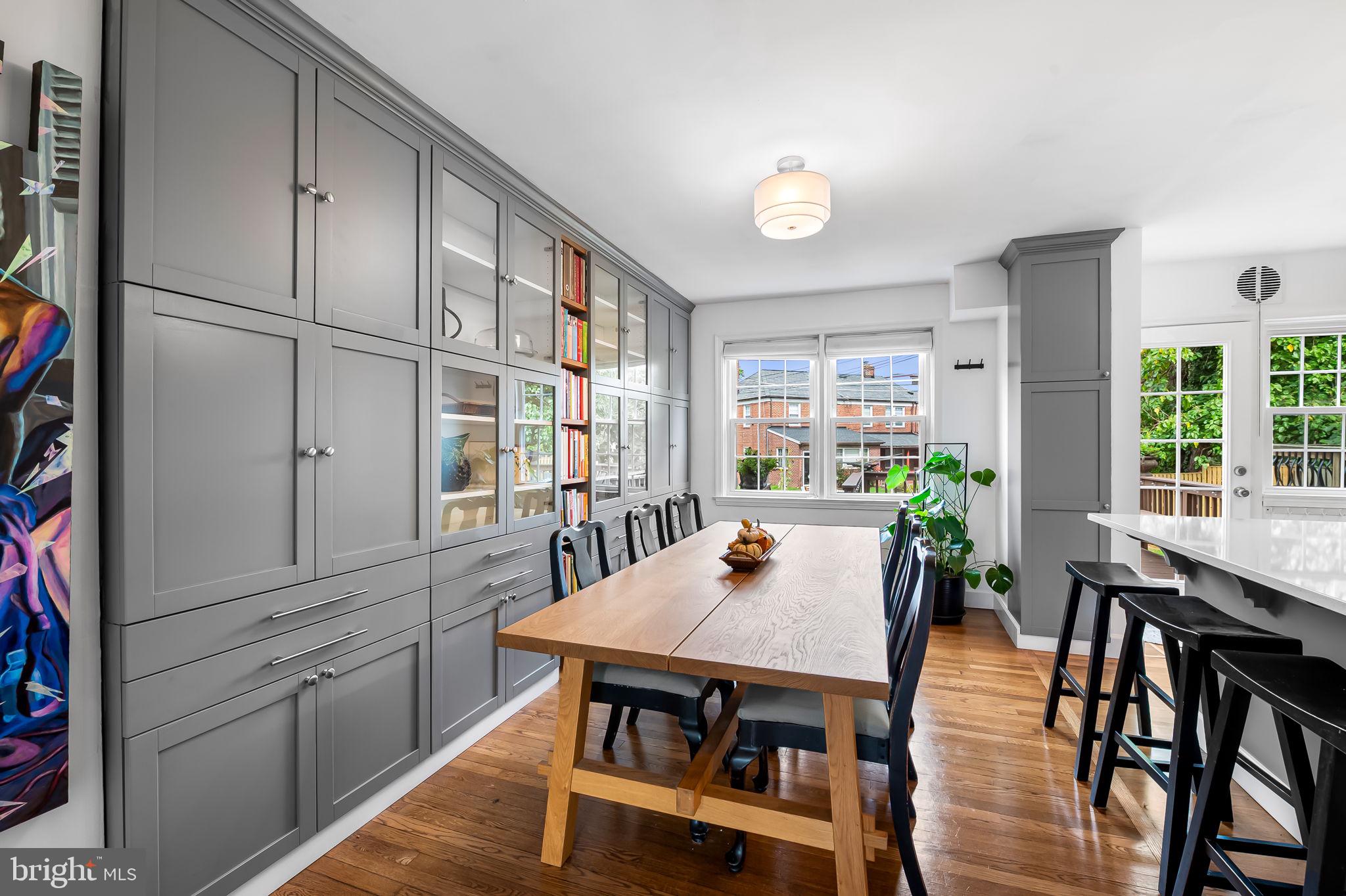 112 Regester Avenue Baltimore, MD 21212 - Photo 8 of 36 a view of a dining room with furniture and window