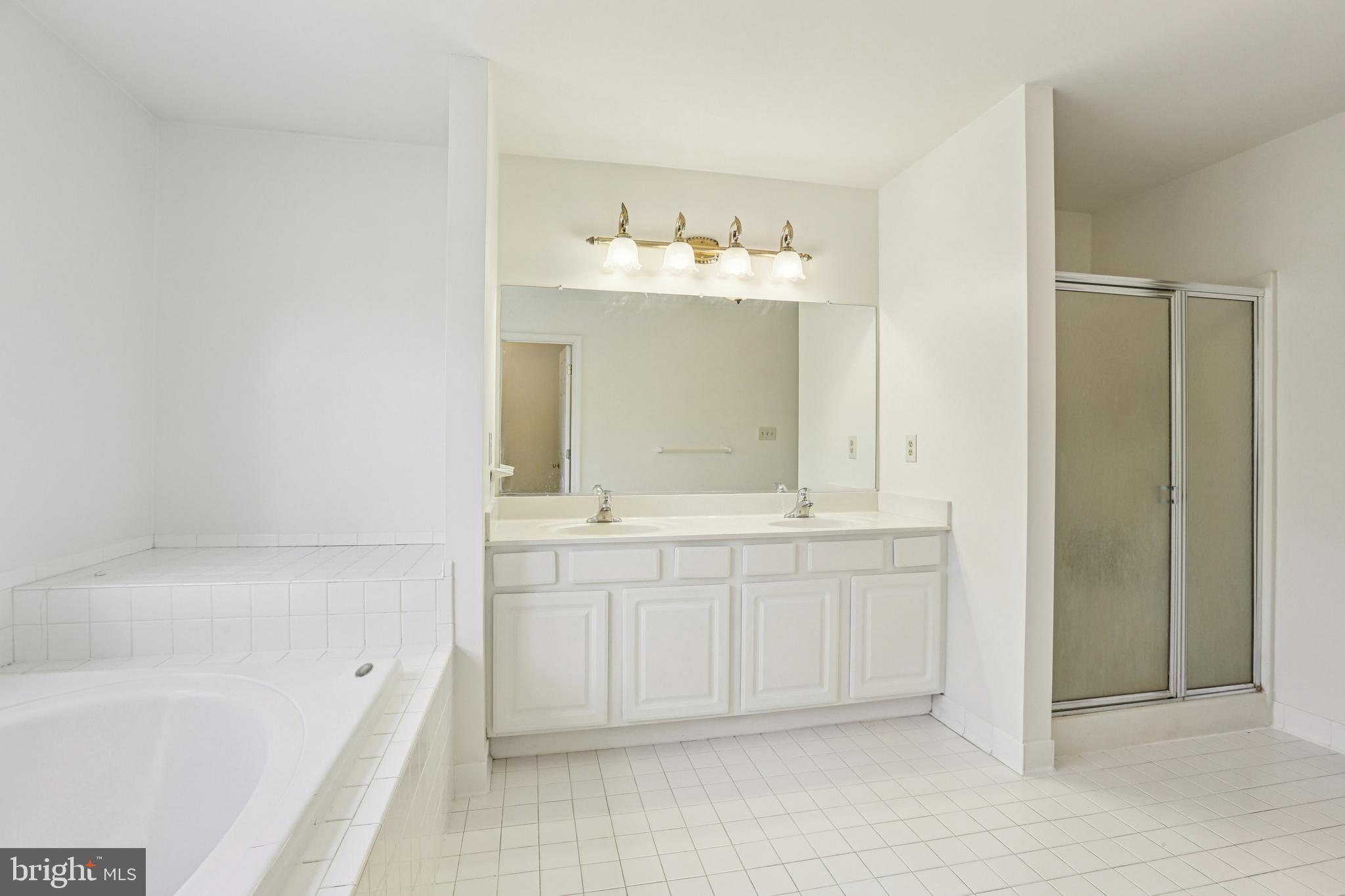 3924 Paul Mill Road Ellicott City, MD 21042 - Photo 24 of 51 a bathroom with a tub sink and mirror