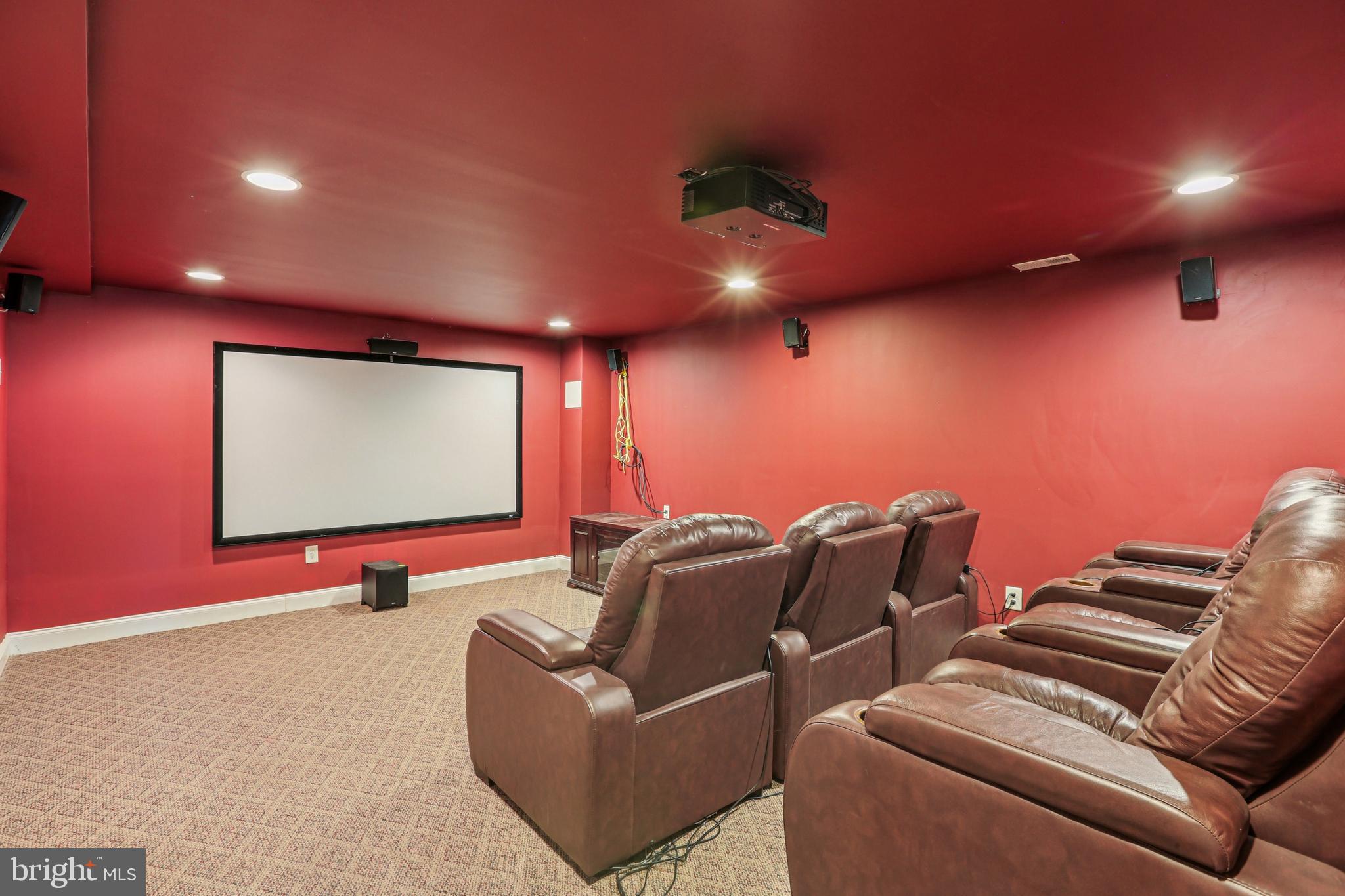 3924 Paul Mill Road Ellicott City, MD 21042 - Photo 39 of 51 a projector room with furniture