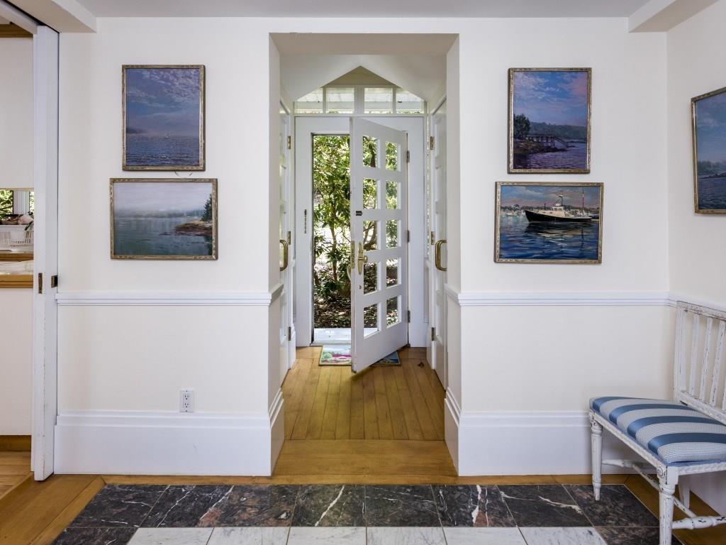 111 Paradise Point Road East Boothbay, ME 04544 - Photo 5 of 35 The entry & foyer with coat closets,...