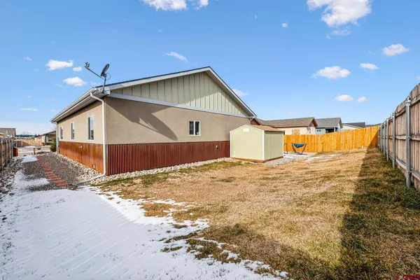 a view of a house with a snow