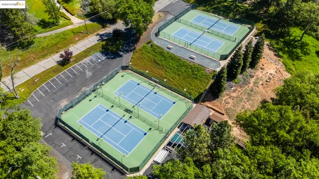 a front view of multiple houses