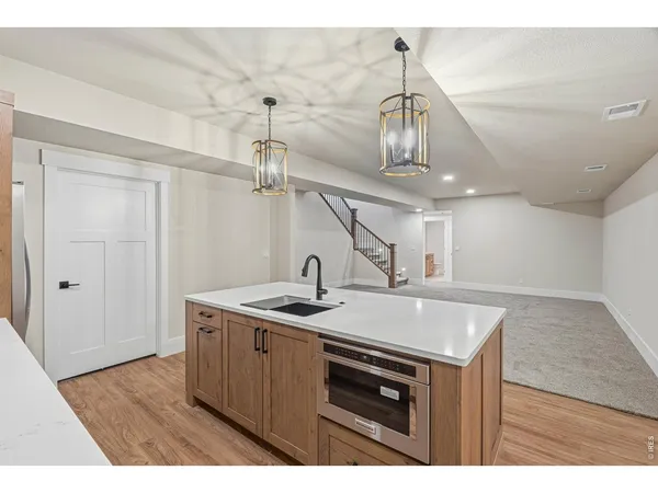 a view of an empty room