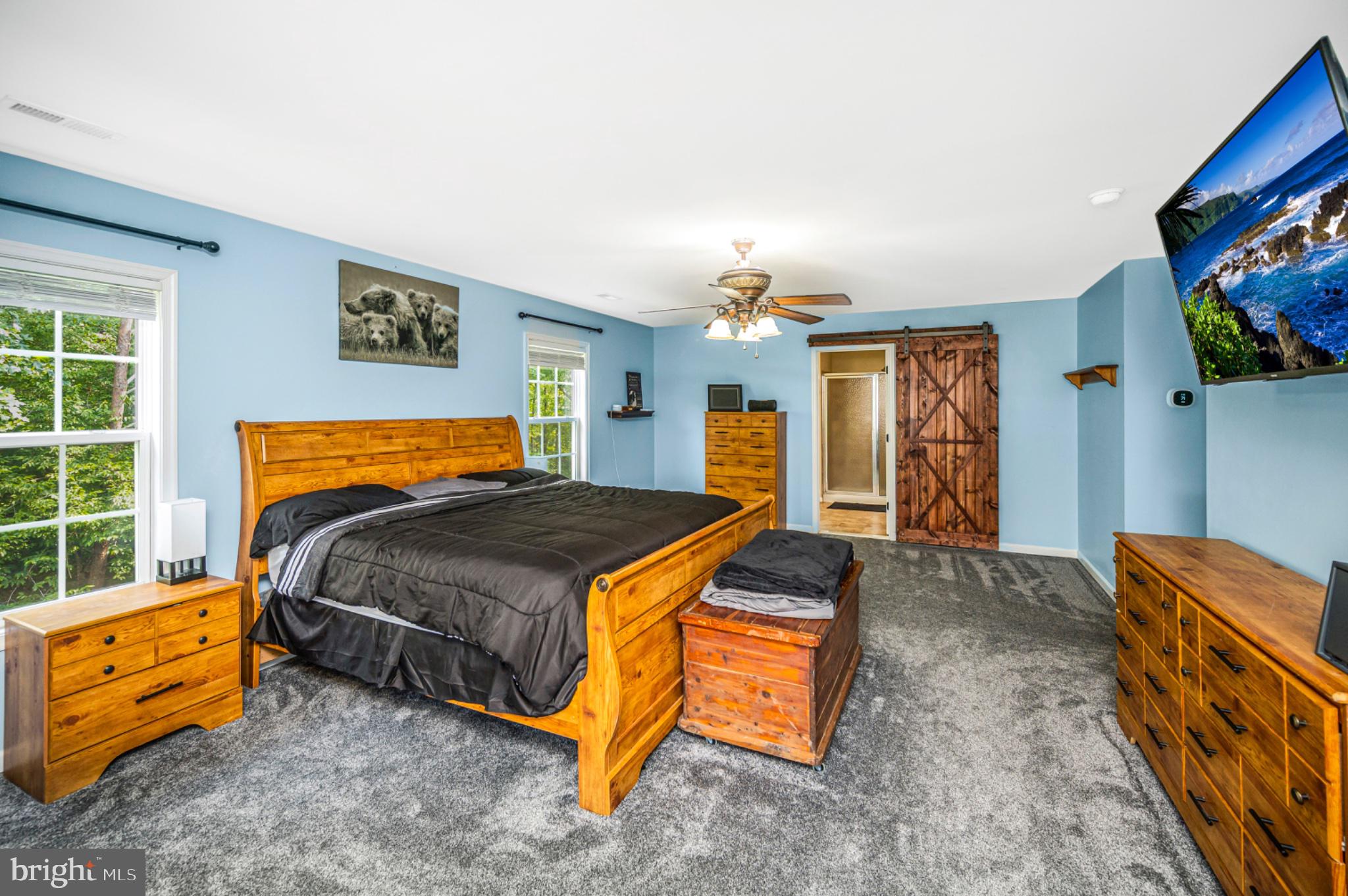 239 Toluca Road Stafford, VA 22556 - Photo 56 of 75 Serene bedroom with rustic charm.