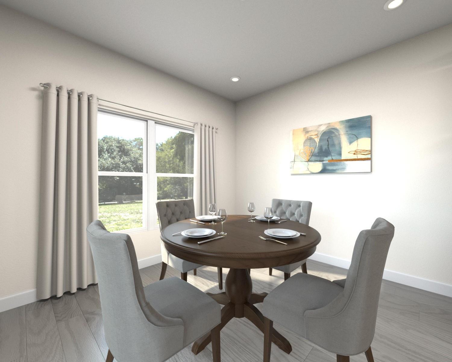 165 Canoga Avenue York, SC 29745 - Photo 3 of 9 a view of a dining room with furniture window and wooden floor