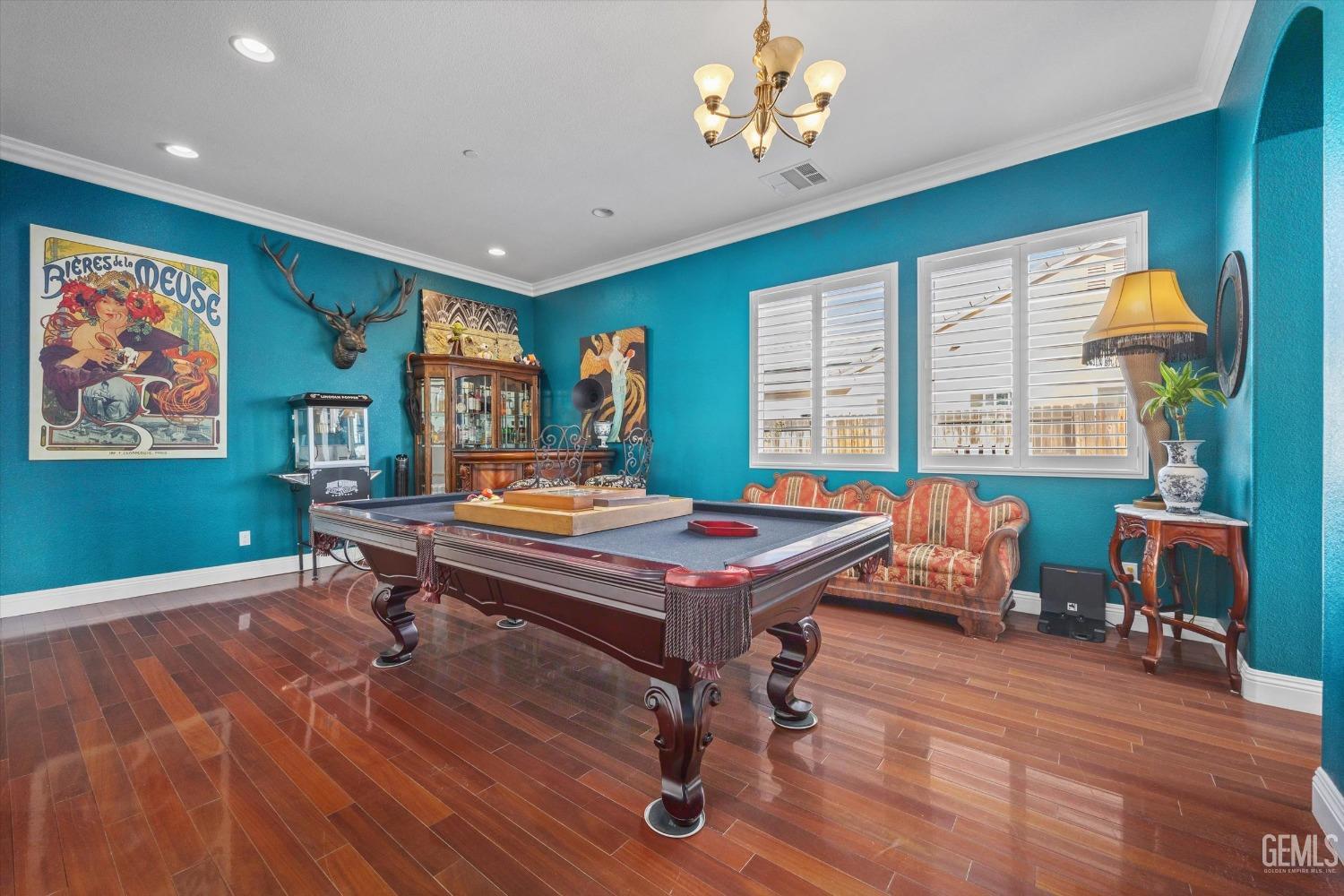 Undisclosed Address Bakersfield, CA 93314 - Photo 14 of 56 a room with furniture pool table and windows
