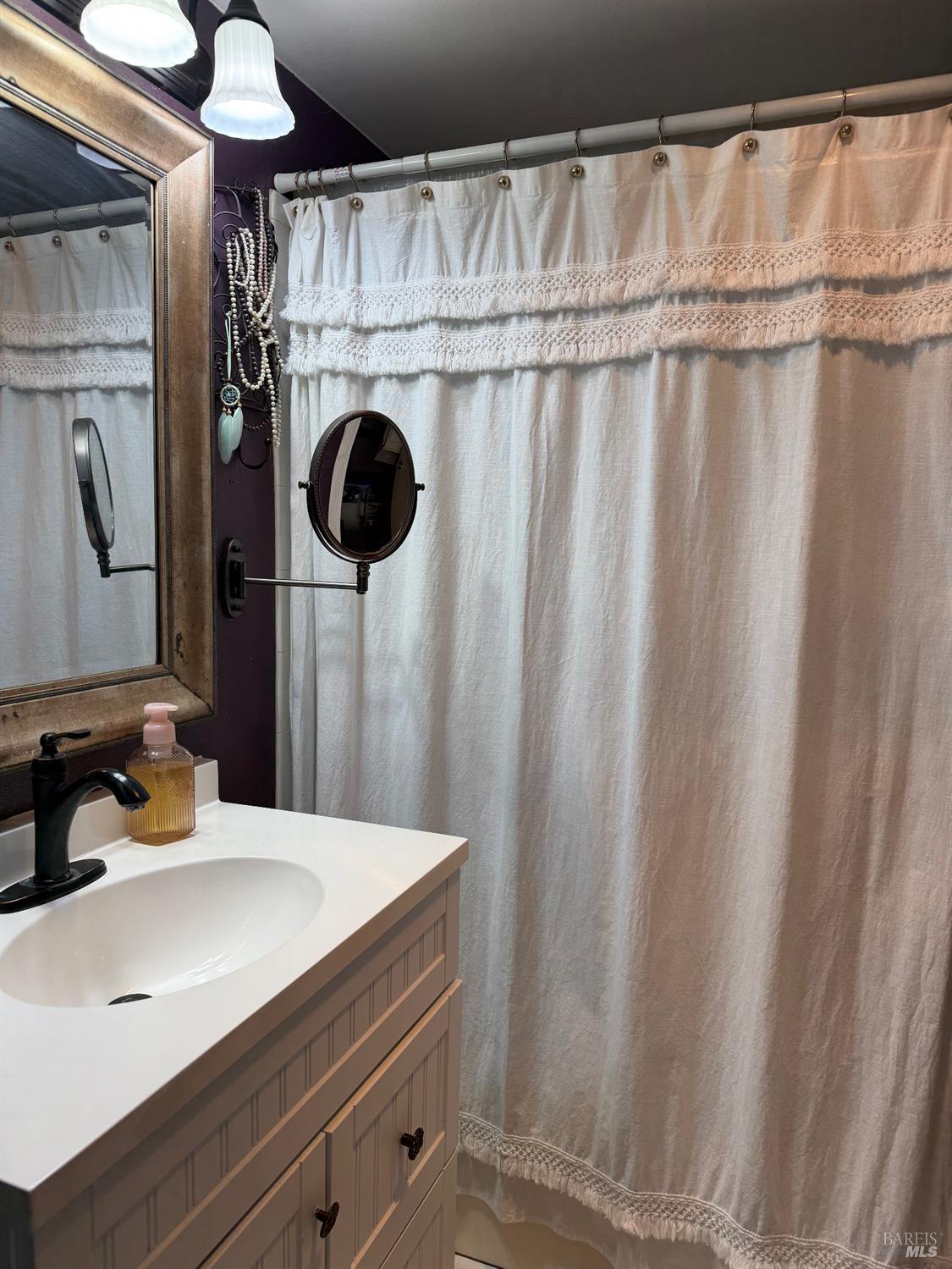 611 Willrush Street Santa Rosa, CA 95401 - Photo 12 of 19 a bathroom with a sink and a mirror