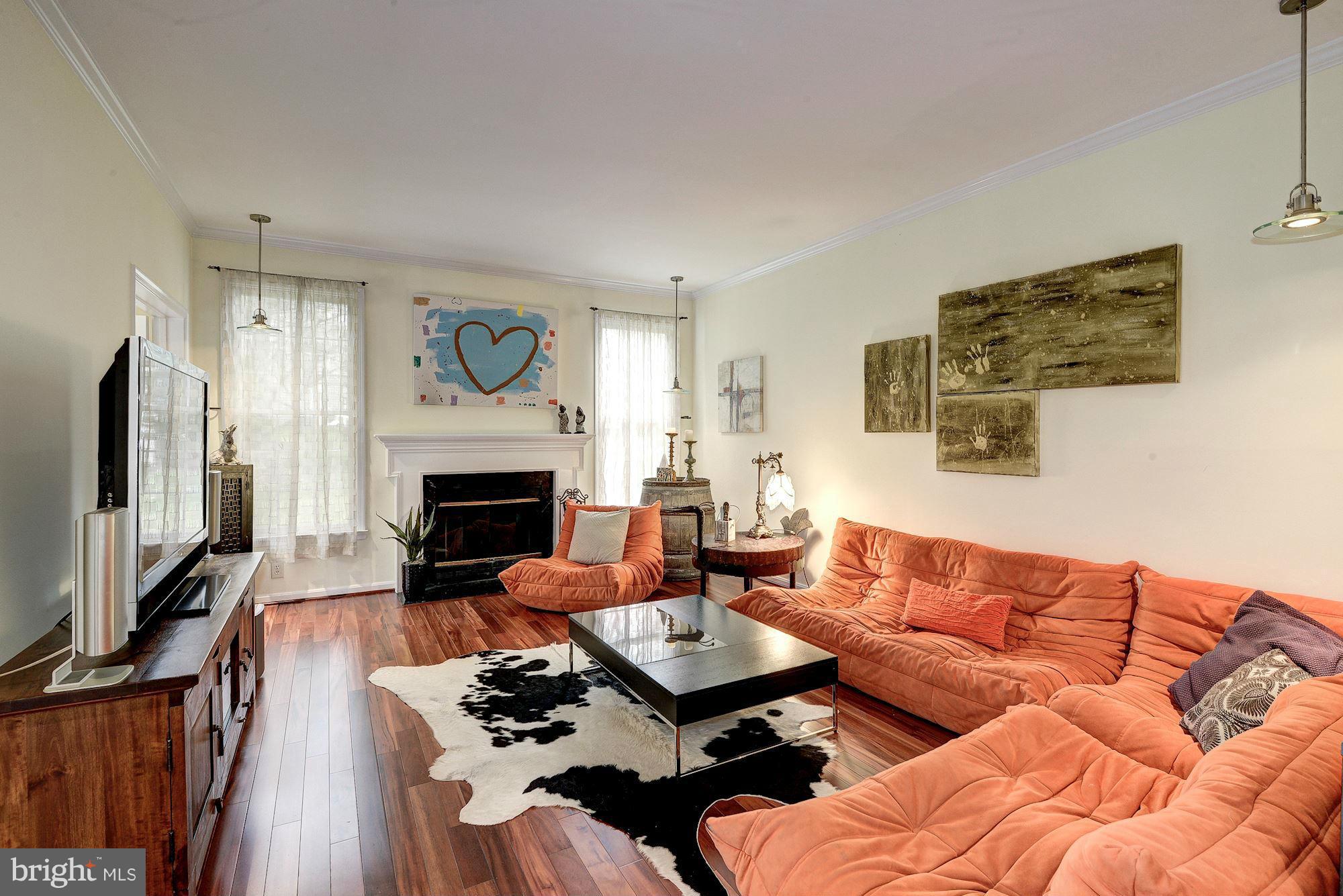 1102 Northwind Drive Reston, VA 20194 - Photo 18 of 30 Family Room with Wood Burning Fireplace