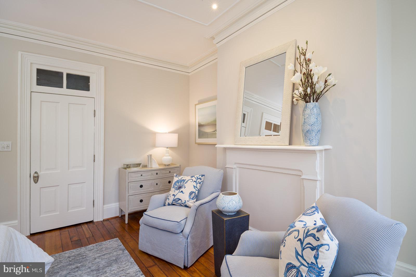 1833 12th Street Northwest Washington, DC 20009 - Photo 17 of 30 a living room with furniture and wooden floor