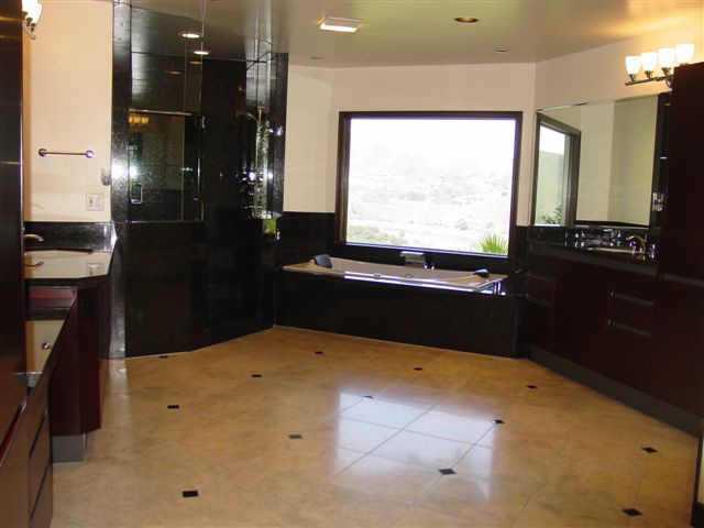 3693 Purer Road Escondido, CA 92029 - Photo 11 of 13 Huge Master Bath with an extra lage walk in shower and jet spa with views to Lake Hodges