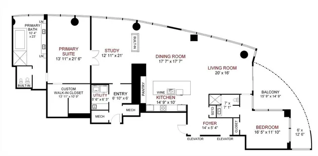a picture of a floor plan