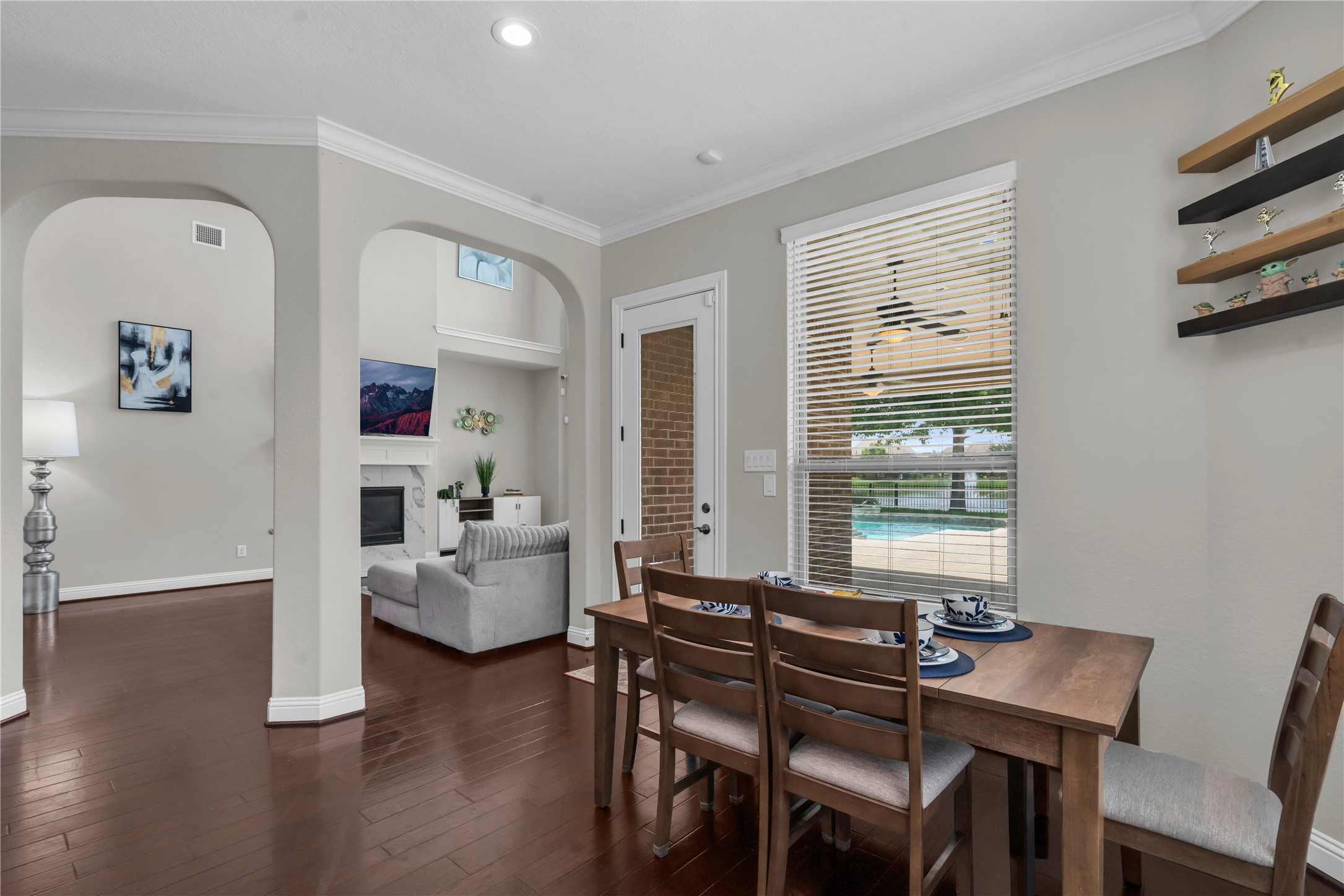 9842 Kirkstone Terrace Drive Spring, TX 77379 - Photo 14 of 34 breakfast dinning next to kitchen