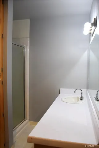 a close up of a white wall