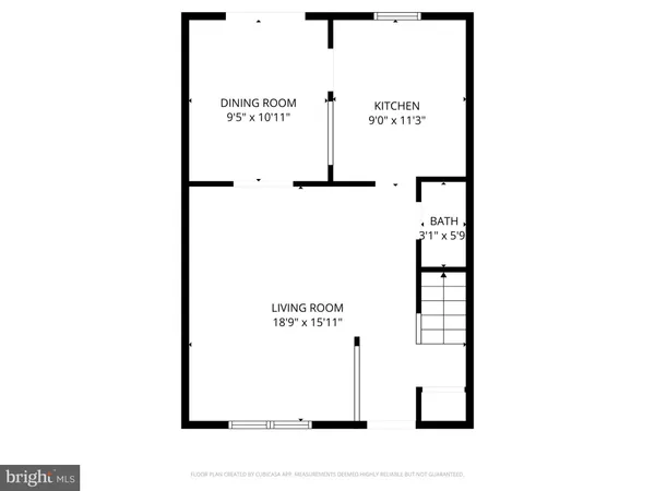 a picture of a bench in front of a door