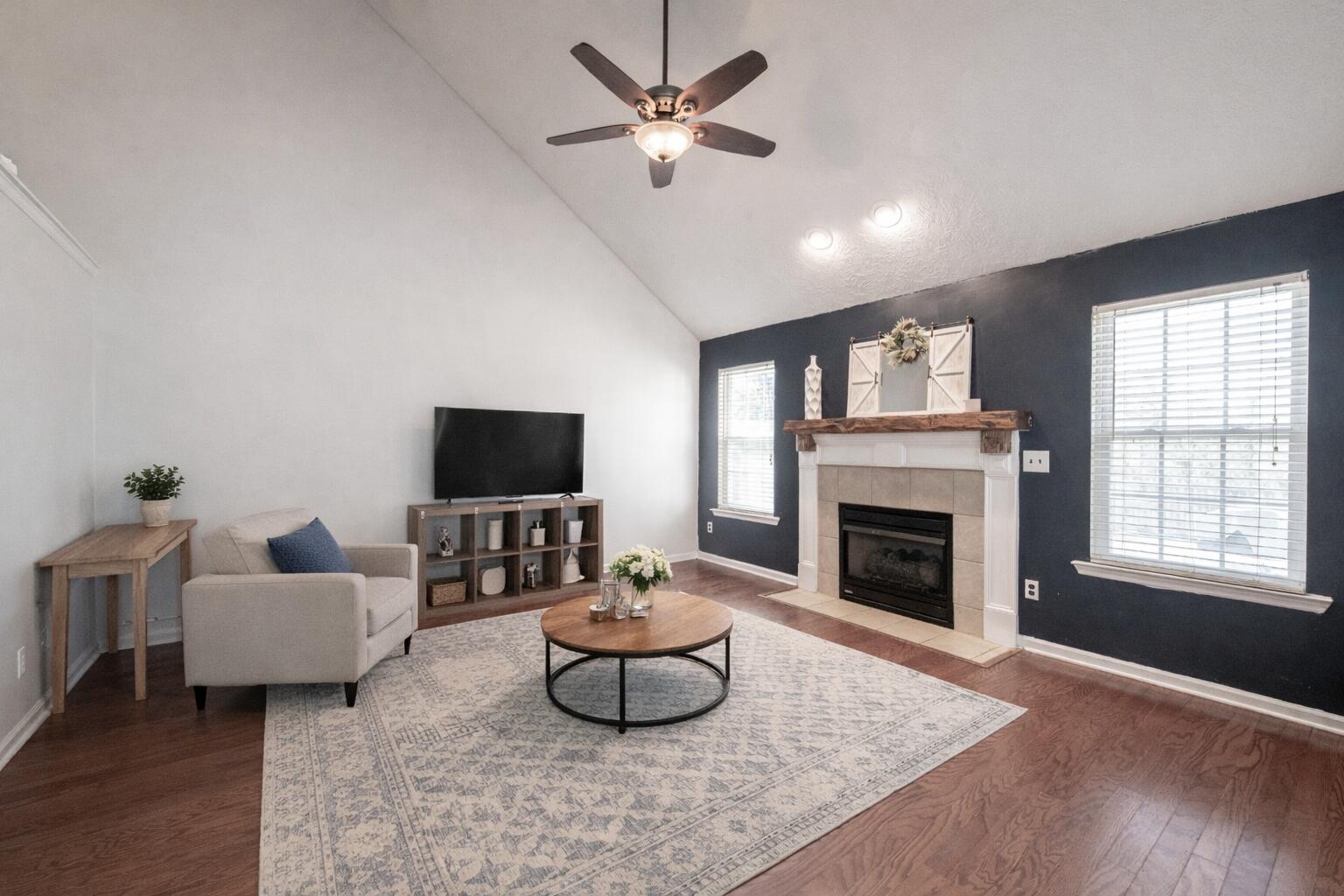 1473 Oxpens Road Warrenville, SC 29851 - Photo 2 of 25 Living Room with Fireplace!