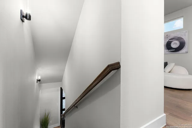 a car parked in front of a building