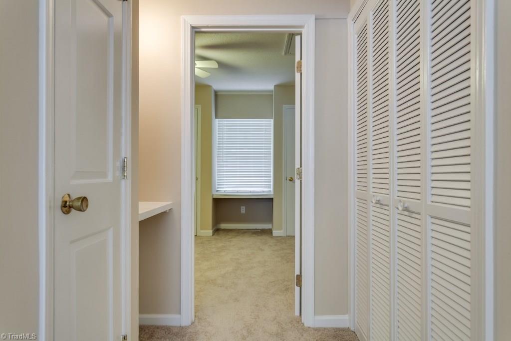 4843 Tower Road, Unit B Greensboro, NC 27410 - Photo 17 of 22 Master Bedroom connected to Second Bedroom w/ability to close off the 2 rooms, or provide an even larger Master Suite.