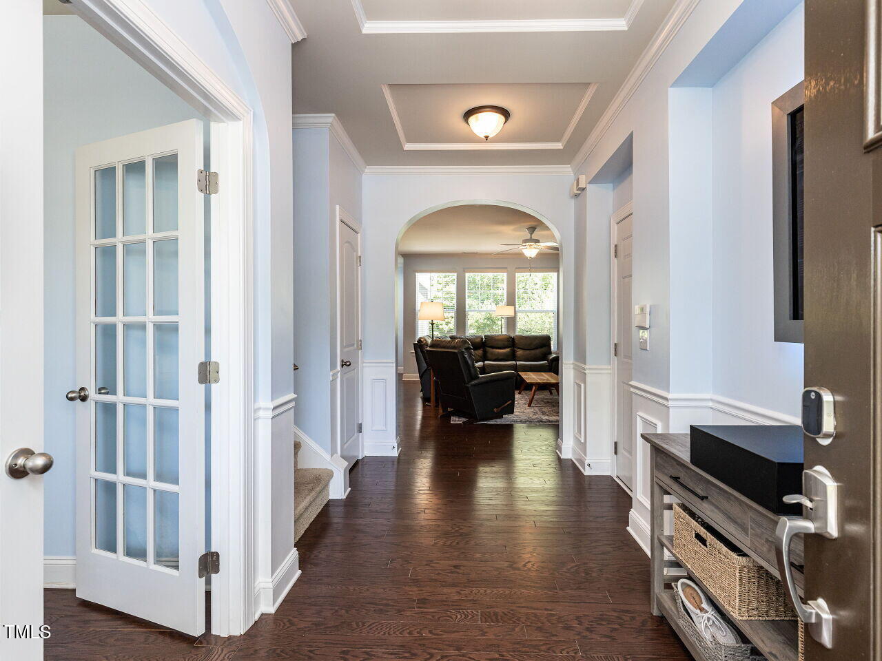112 Victorian Oaks Drive Durham, NC 27713 - Photo 4 of 32 a view of livingroom with furniture and wooden floor