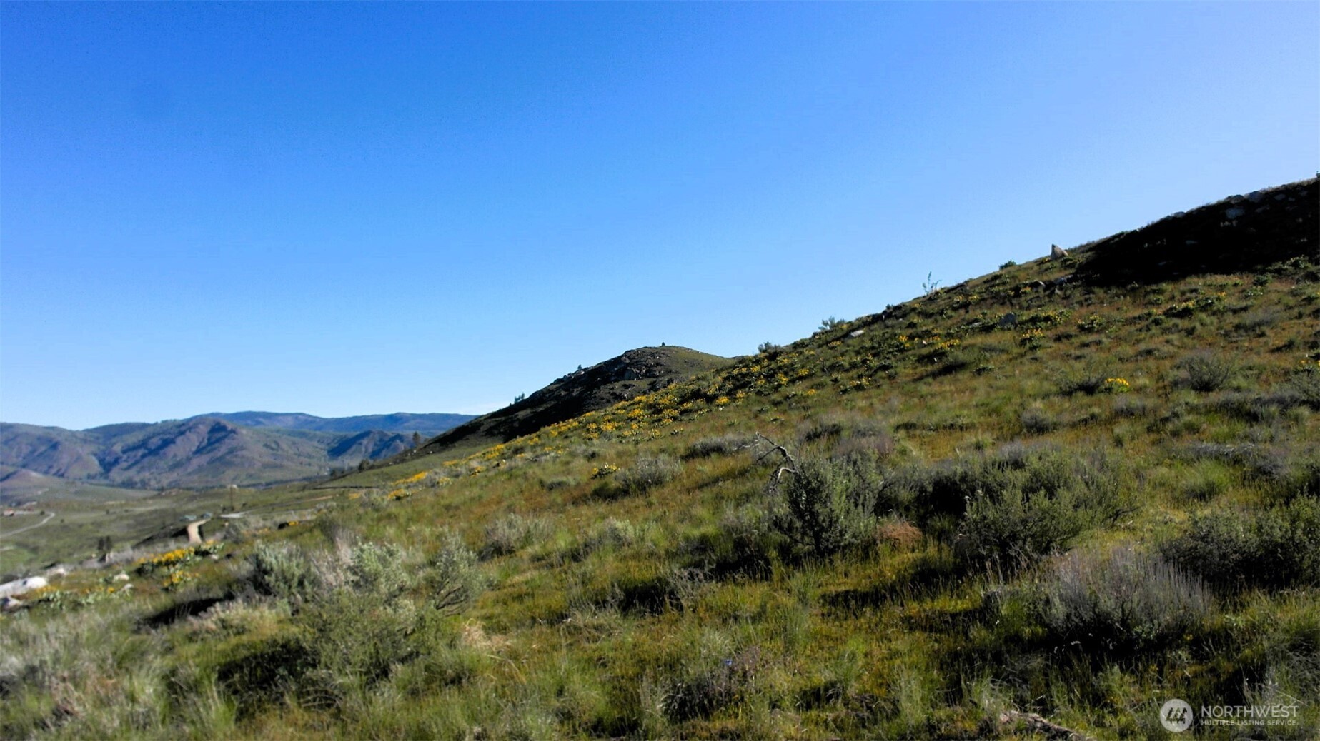 31 Cowboy Road Pateros, WA 98846 - Photo 16 of 38 a view of a large mountain with mountains in the background