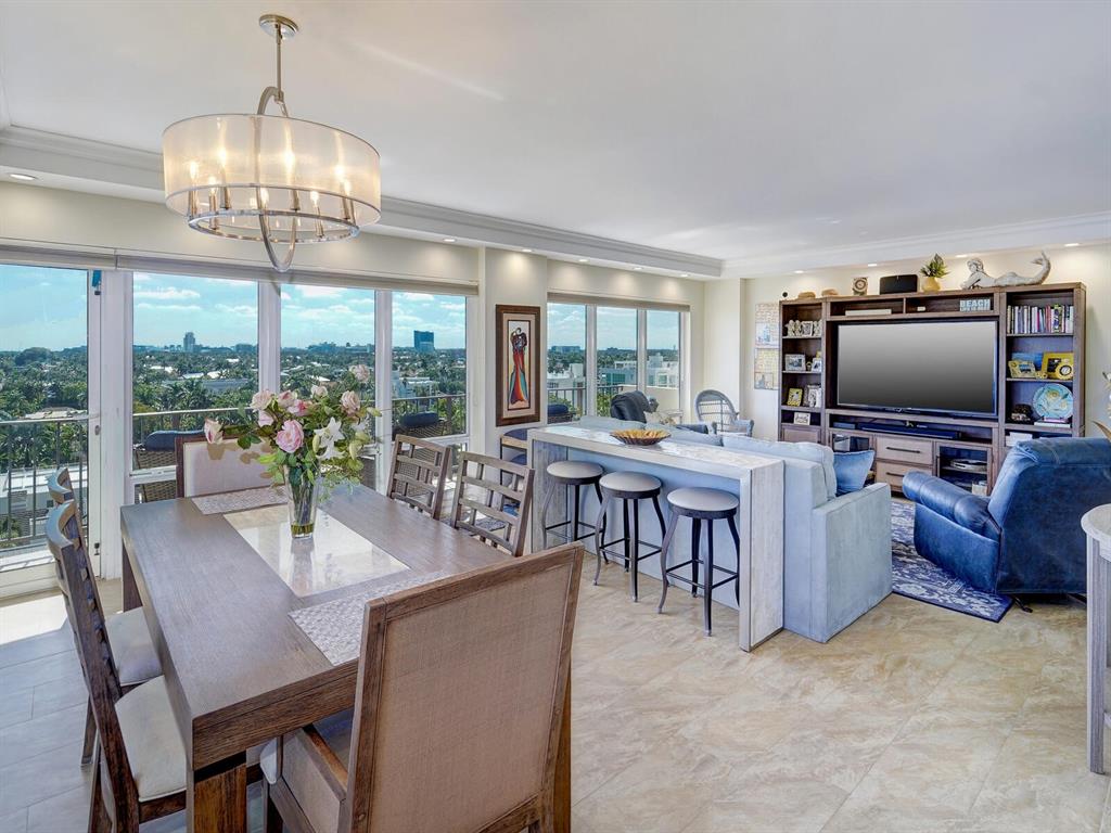 2500 East Las Olas Boulevard, Unit 901 Fort Lauderdale, FL 33301 - Photo 11 of 44 a view of a livingroom with furniture window and outside view