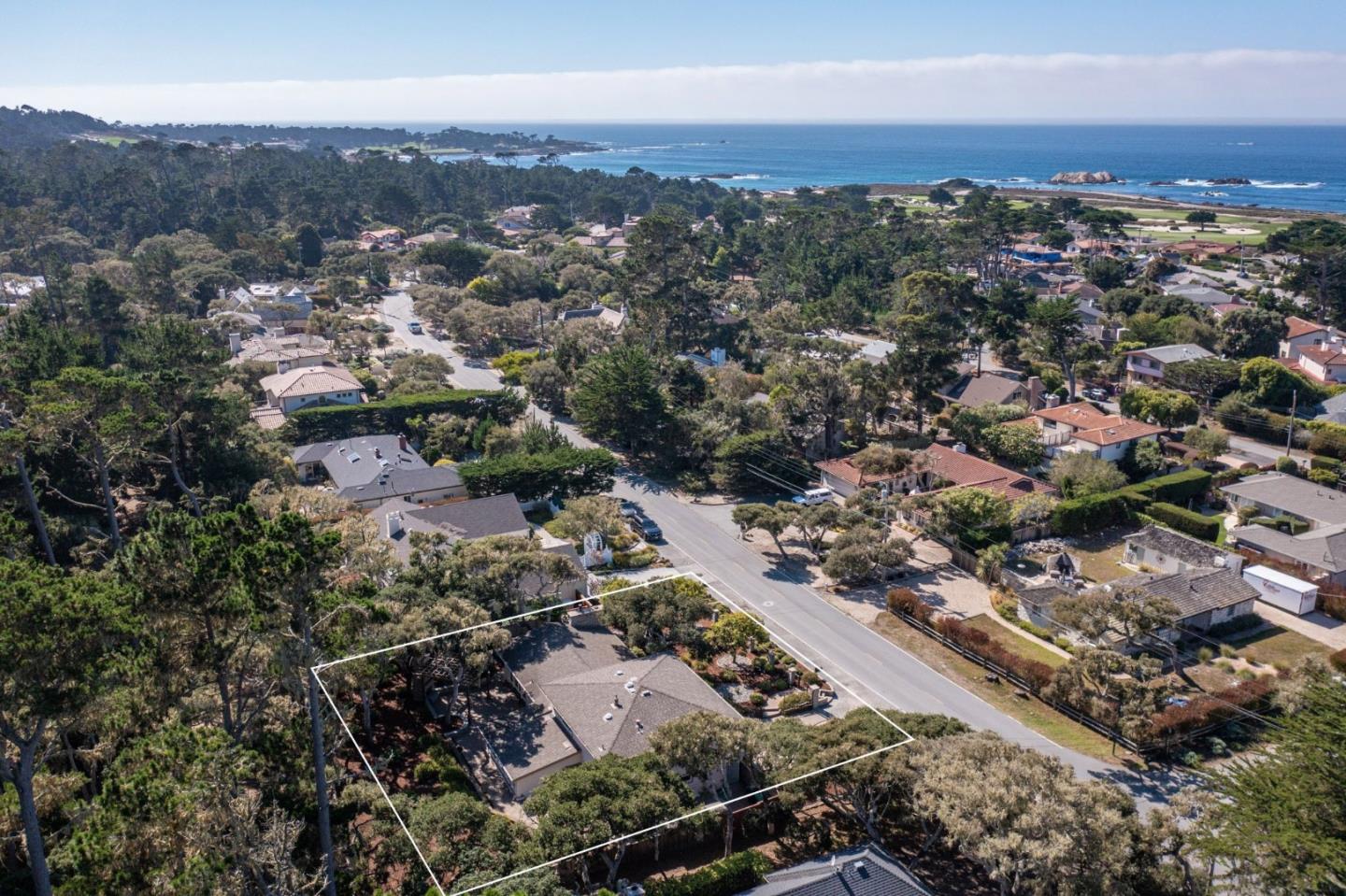3125 Bird Rock Road Pebble Beach, CA 93953 - Photo 35 of 35 an aerial view of multiple house