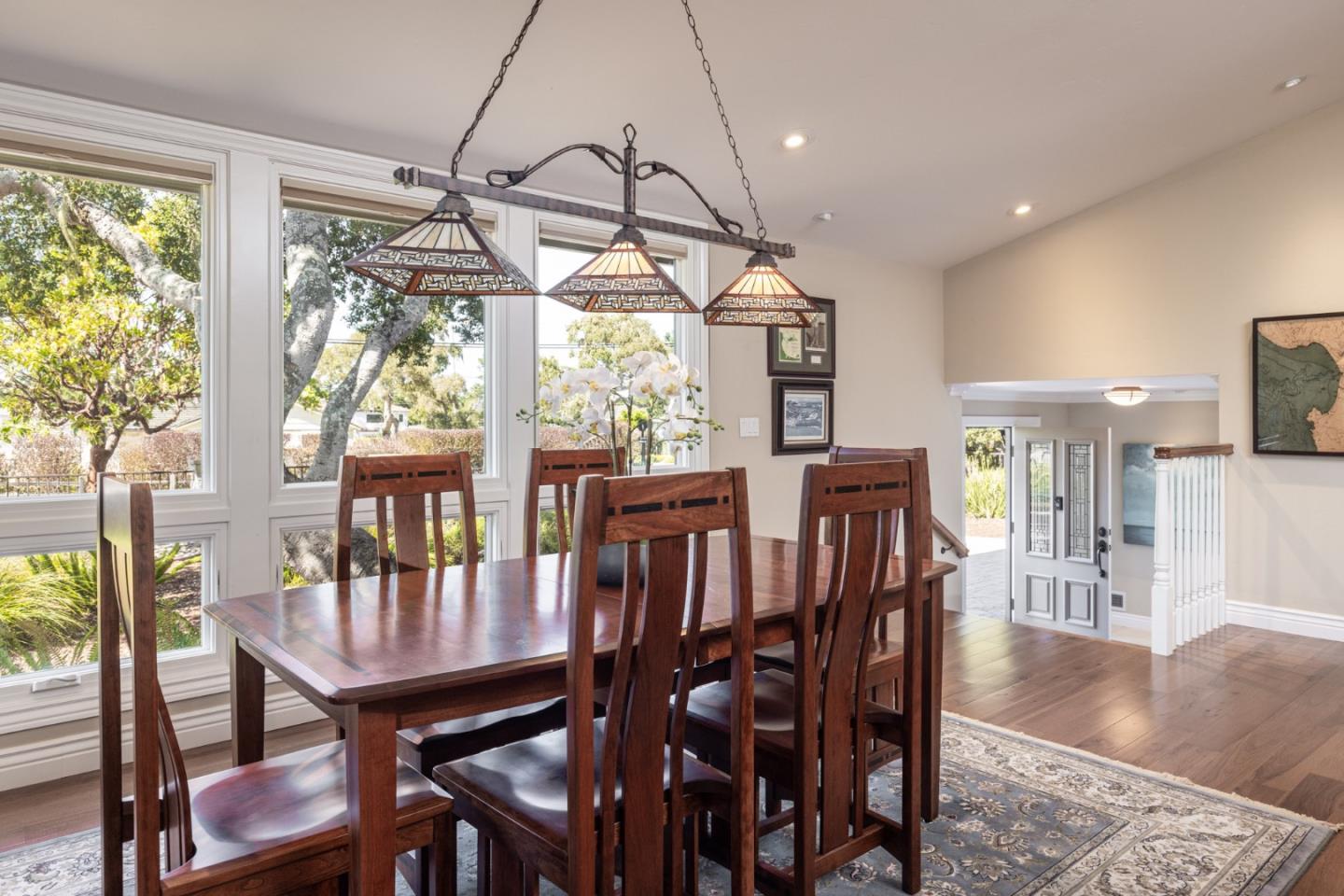 3125 Bird Rock Road Pebble Beach, CA 93953 - Photo 10 of 35 a view of a dining room with furniture window and outside view