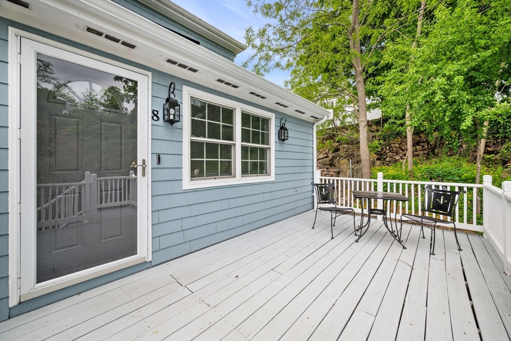 8 Baker Avenue Beverly, MA 01915 - Photo 27 of 40 a view of a house with a deck