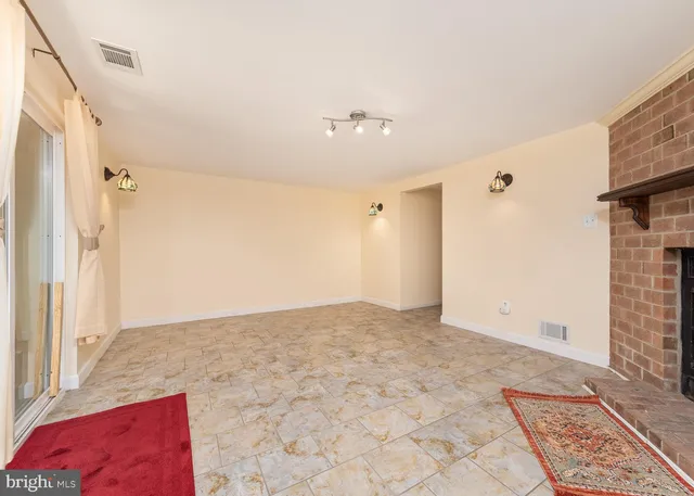 a view of an empty room