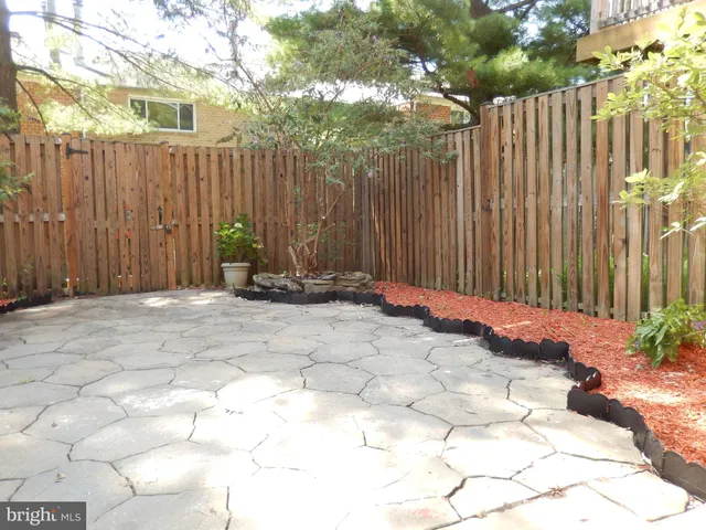 a view of wooden fence