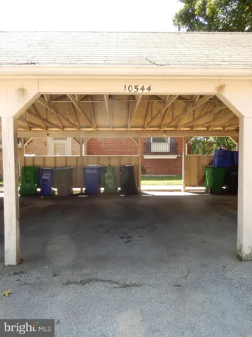 a view of a street with an empty space