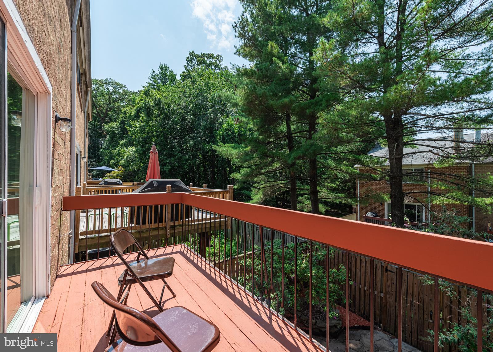 10544 East Wind Way Columbia, MD 21044 - Photo 10 of 42 a view of a two chairs in the balcony