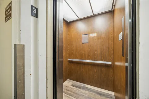 a view of elevator