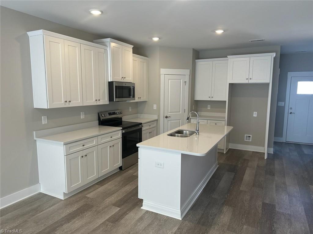 7329 Dew Sharpe Road Gibsonville, NC 27249 - Photo 6 of 15 new white cabinets with white quartz counters