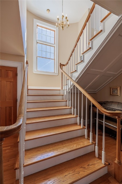2273 Edgemere Drive Greece, NY 14612 - Photo 21 of 50 Large stair case to second floor.