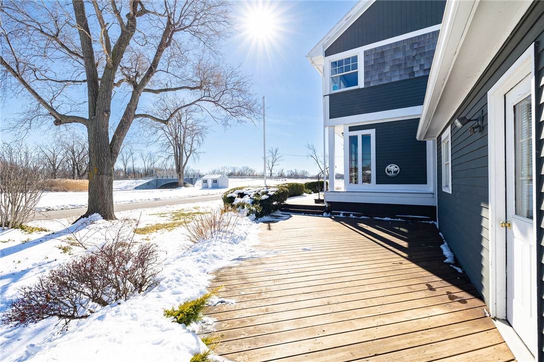 2273 Edgemere Drive Greece, NY 14612 - Photo 44 of 50 Expansive deck leading to side door entry to home.