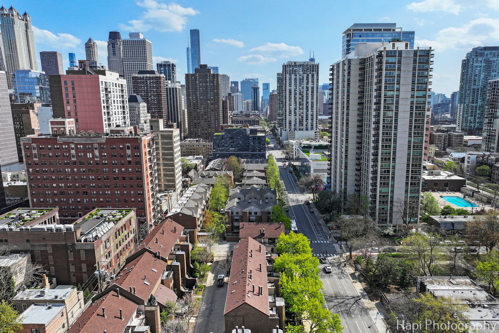 1340 North Sutton Place Chicago, IL 60610 - Photo 2 of 40 a city view with tall buildings