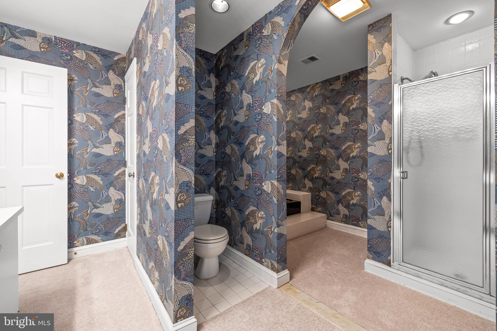 7 Devon Hill Road, Unit A4 Baltimore, MD 21210 - Photo 29 of 30 a bathroom with a shower and a toilet