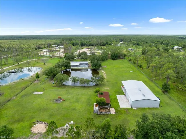a view of a city with a lake view