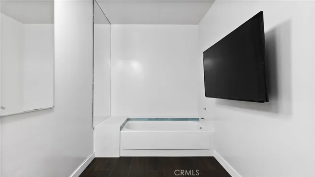 a room with a washer and dryer