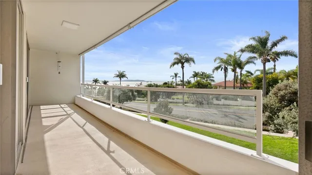 a view of balcony with couch