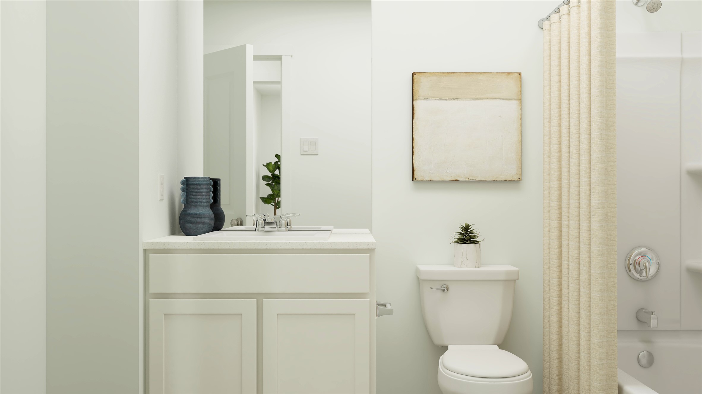 16511 Ithaca Pheasant Drive New Caney, TX 77357 - Photo 21 of 31 a bathroom with a toilet sink vanity and mirror