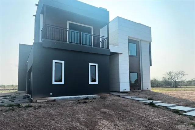 a backyard of a house