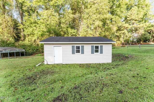 a view of a wooden deck