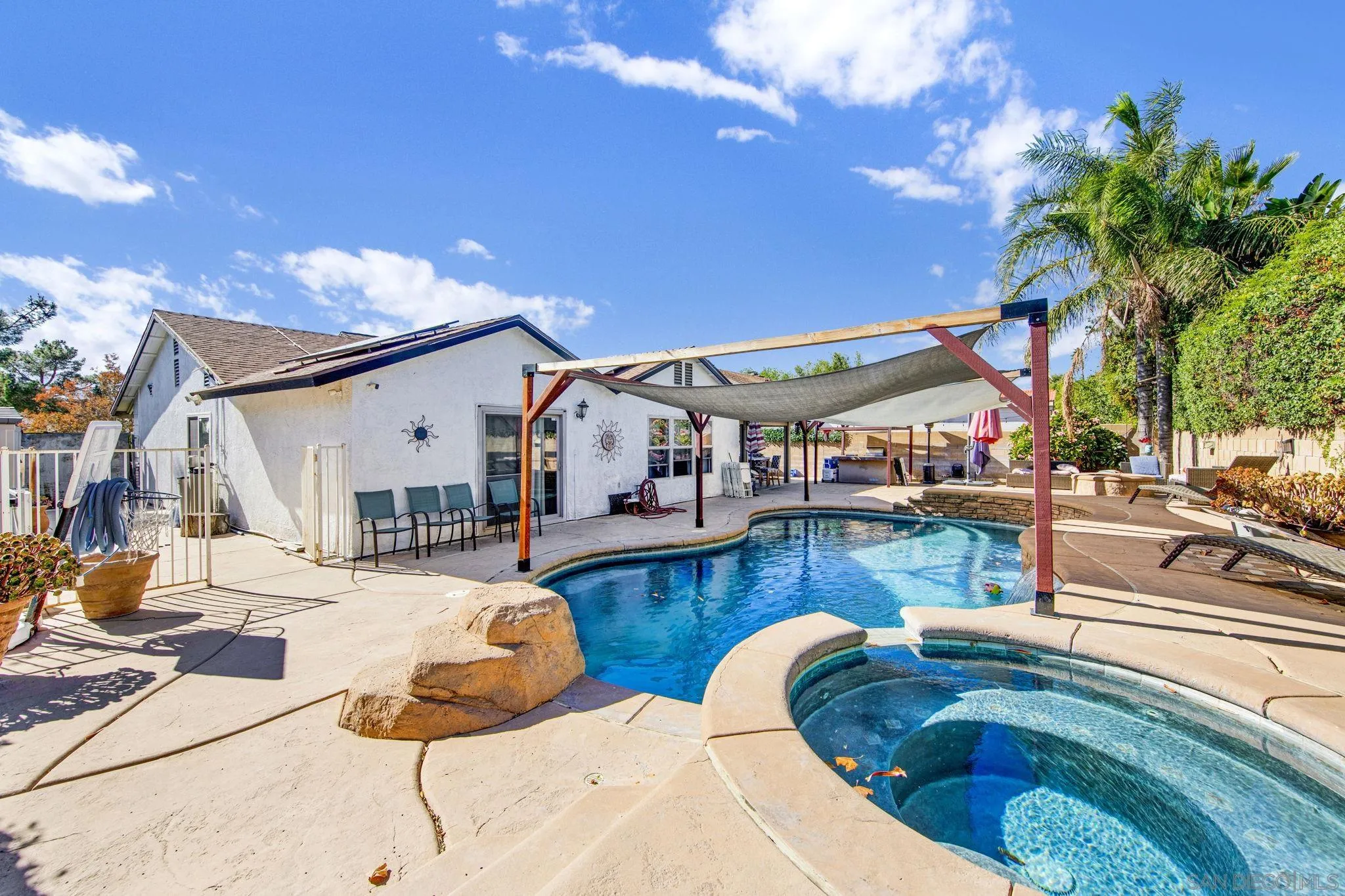 2772 Cincinnati Street West San Bernardino, CA 92407 - Photo 28 of 41 a swimming pool with outdoor seating and yard