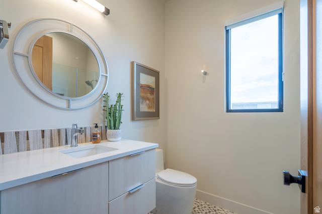 3606 South Cypress Road Hurricane, UT 84737 - Photo 47 of 69 Full bathroom featuring vanity and light tile patterned floors