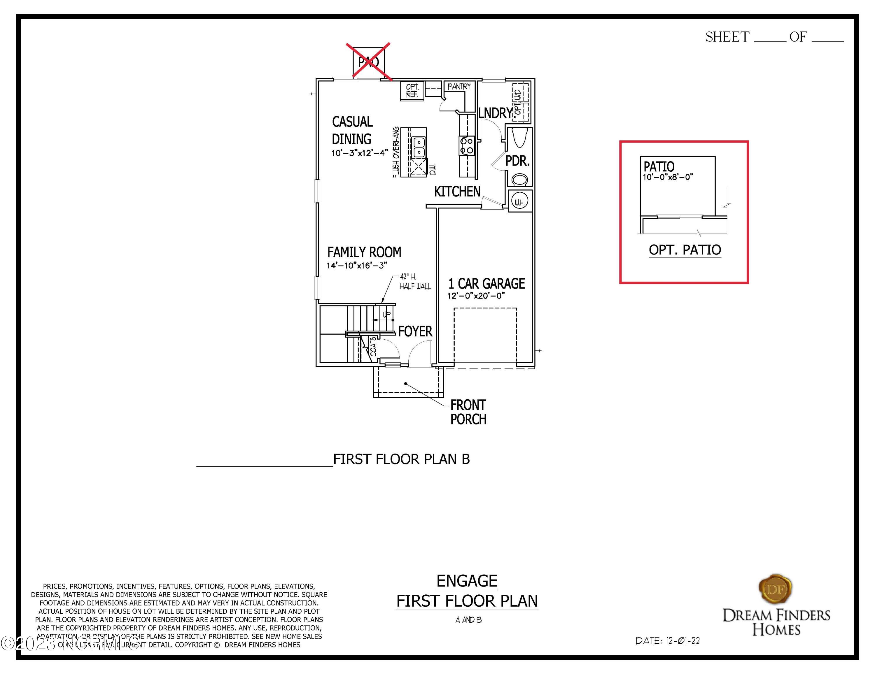 192 Riley Way Spring Hope, NC 27882 - Photo 26 of 27 1st floor cutsheet