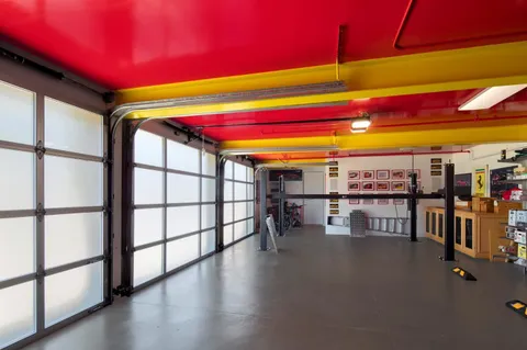 a store with outdoor seating