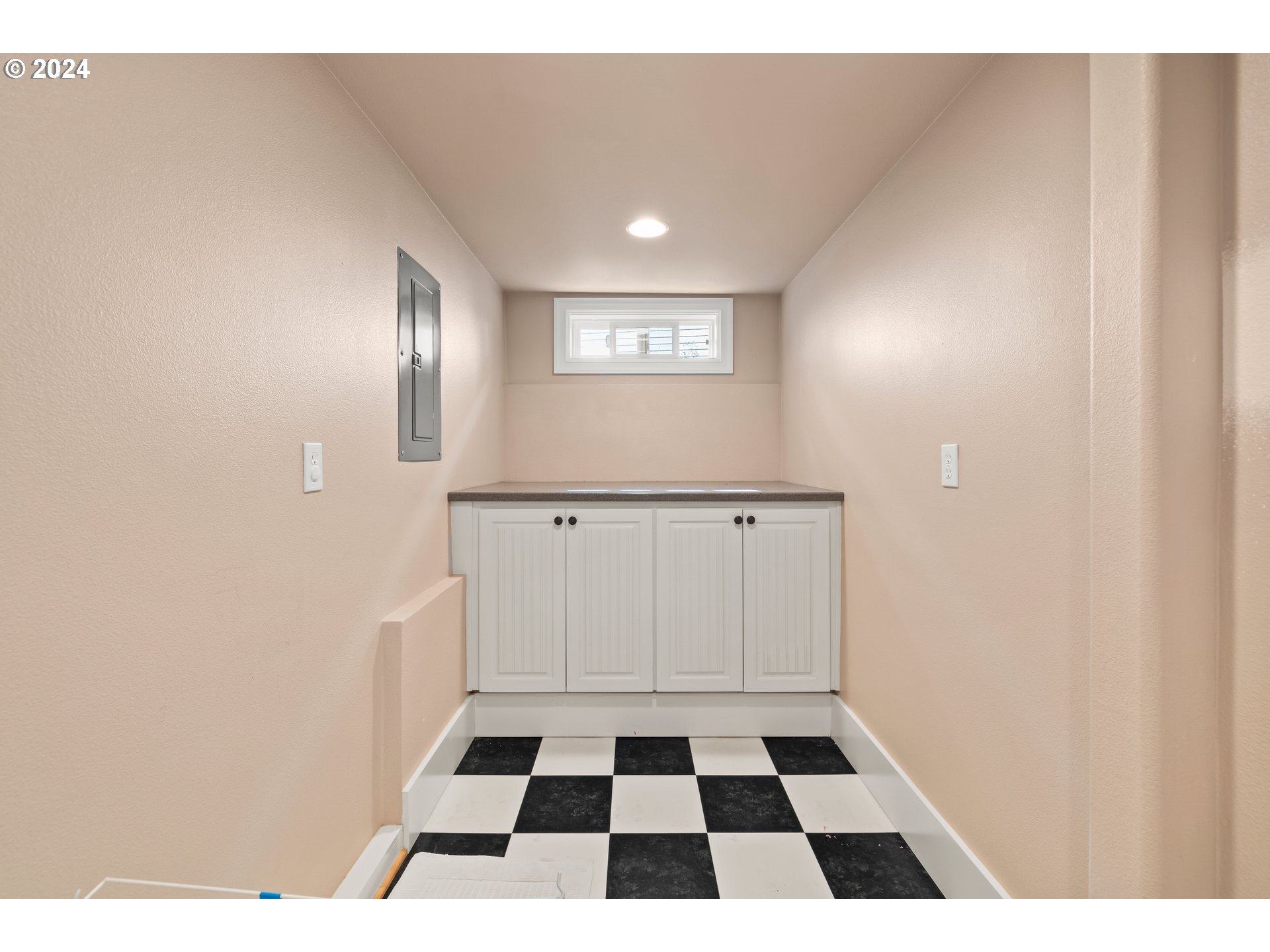 2534 Northwest Rhodes Lane Portland, OR 97229 - Photo 35 of 41 a view of a black and white checkered floor